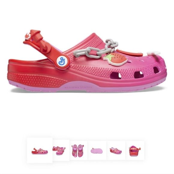 NEW NWT CROCS FRANKEN BERRY CLASSIC CLOG SHOES FRANKNBERRY GENERAL MILLS CEREAL - Picture 2 of 6